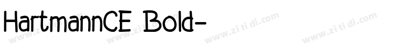 HartmannCE Bold字体转换